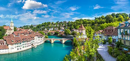 The nature parks in Bern